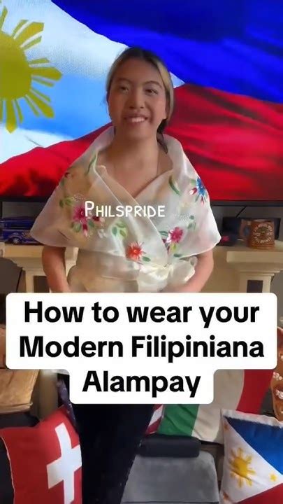 how to wear alampay|How to Wear your Modern Filipiniana Alampay This Filipiniana .